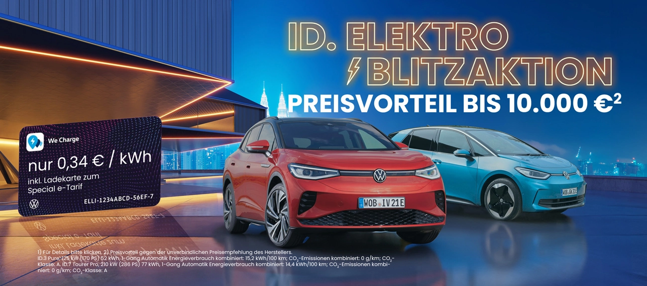 VW ID. Preisvorteil