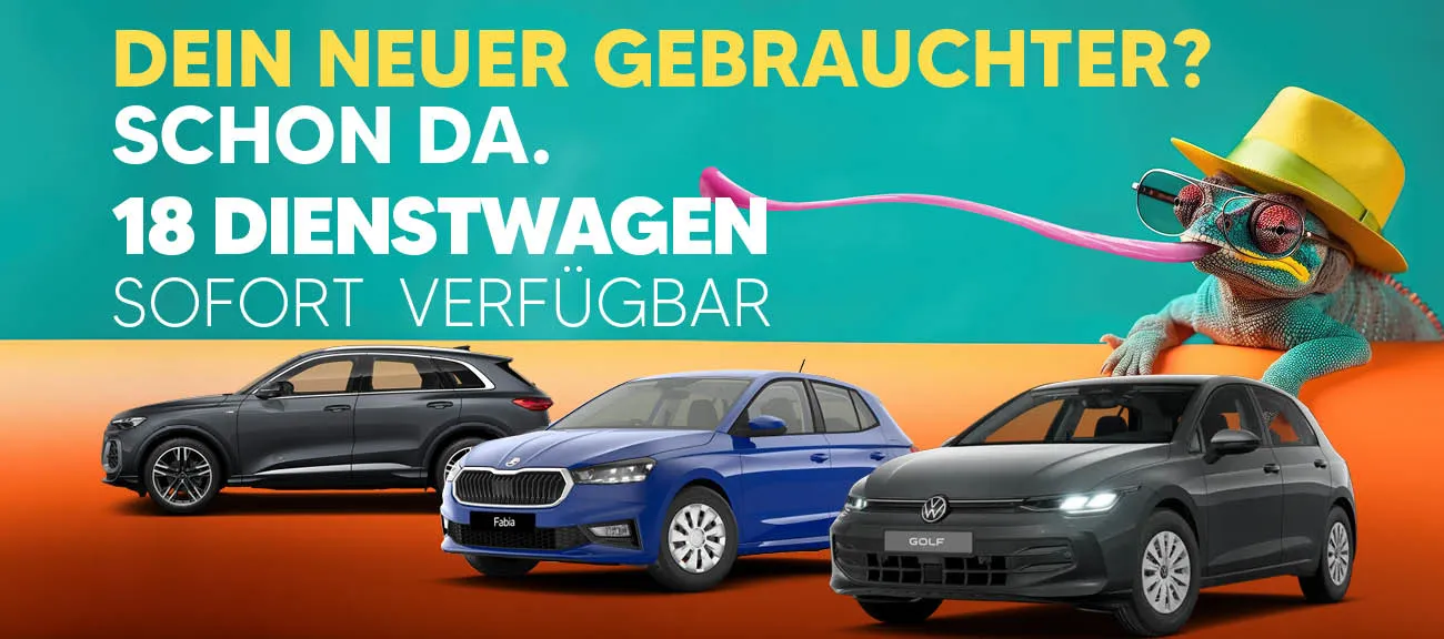 Slider Dienstwagen Abverkauf