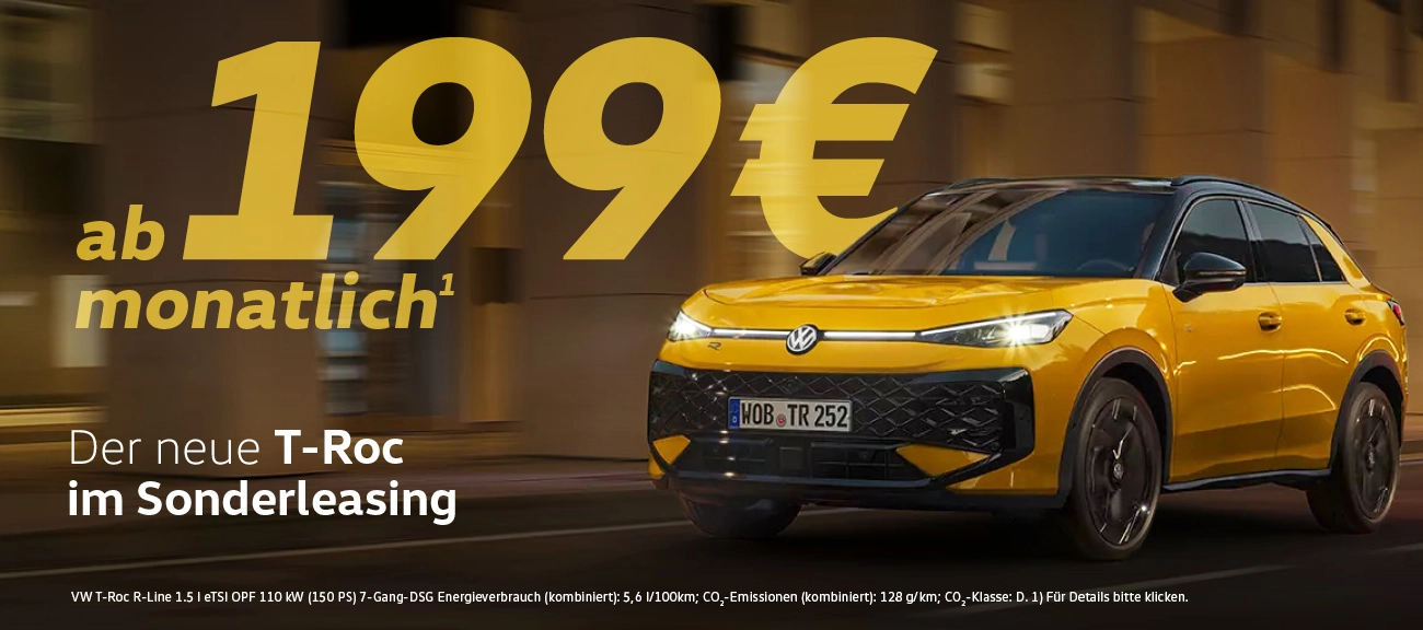 T-Roc sofort verfügbar